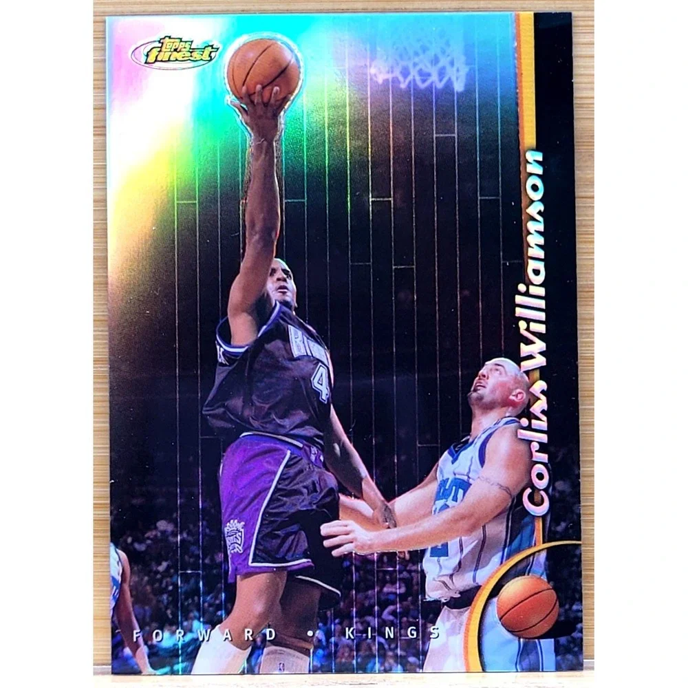 1998-99 TOPPS FINEST CORLISS WILLIAMSON REFRACTOR #4 KINGS